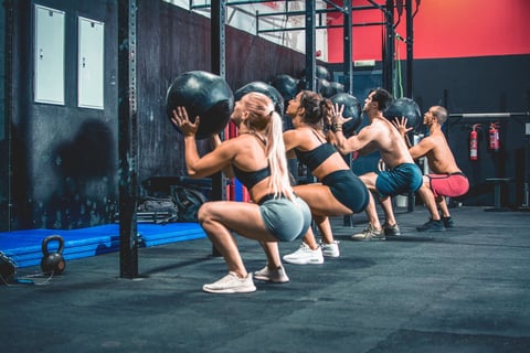 CrossFit workout fitness gym training